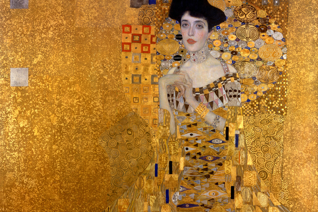 'The Portrait of Adele Bloch-Bauer I' by Gustav Klimt.Picture