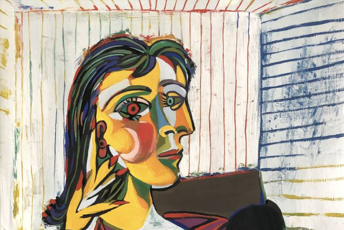 'Portrait of Dora (Theodora) Maar' by Pablo Picasso.