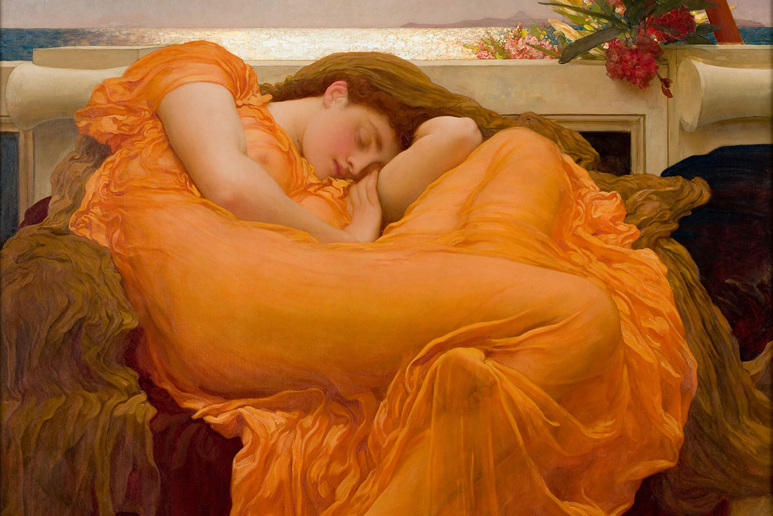 'Flaming June' by Sir ​Frederic Leighton.